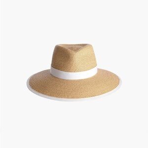 Eric Javits Suncrest Visor Peanut White